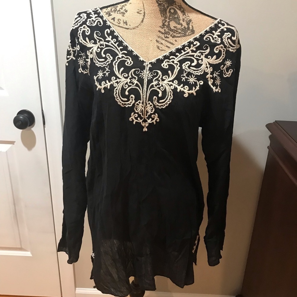 🍀VINTAGE LUCKY BRAND Bohemian Blouse